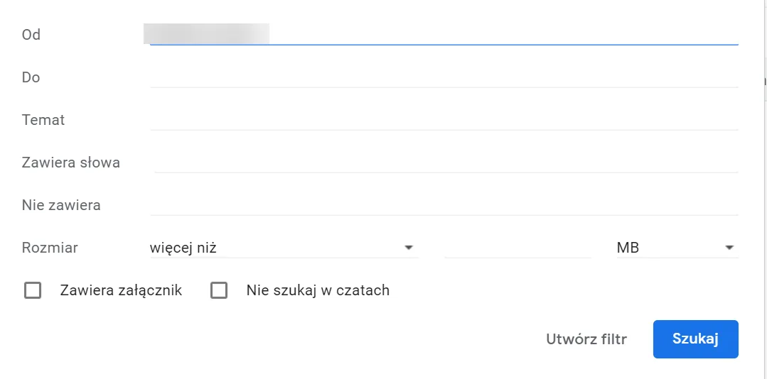 Gmail – zrzut ekranu aplikacji Navifleet
