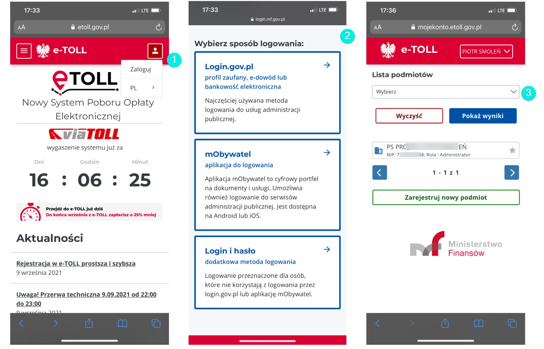 Krok 3: Powiązanie aplikacji mobilnej z pojazdem. – zrzut ekranu aplikacji Navifleet