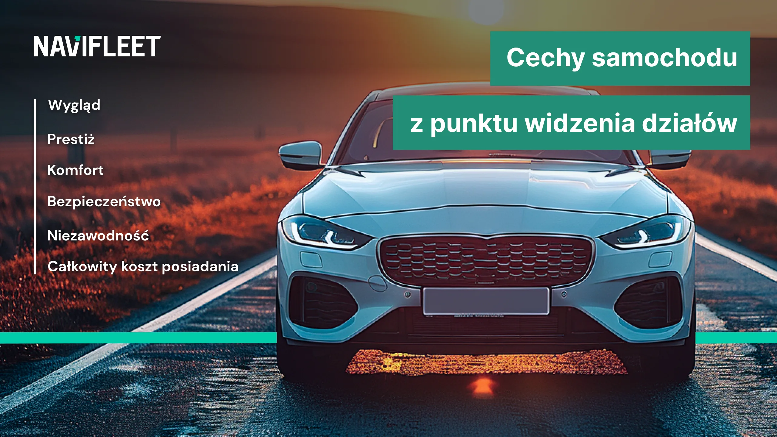 Cechy samochodu z punktu widzenia działów