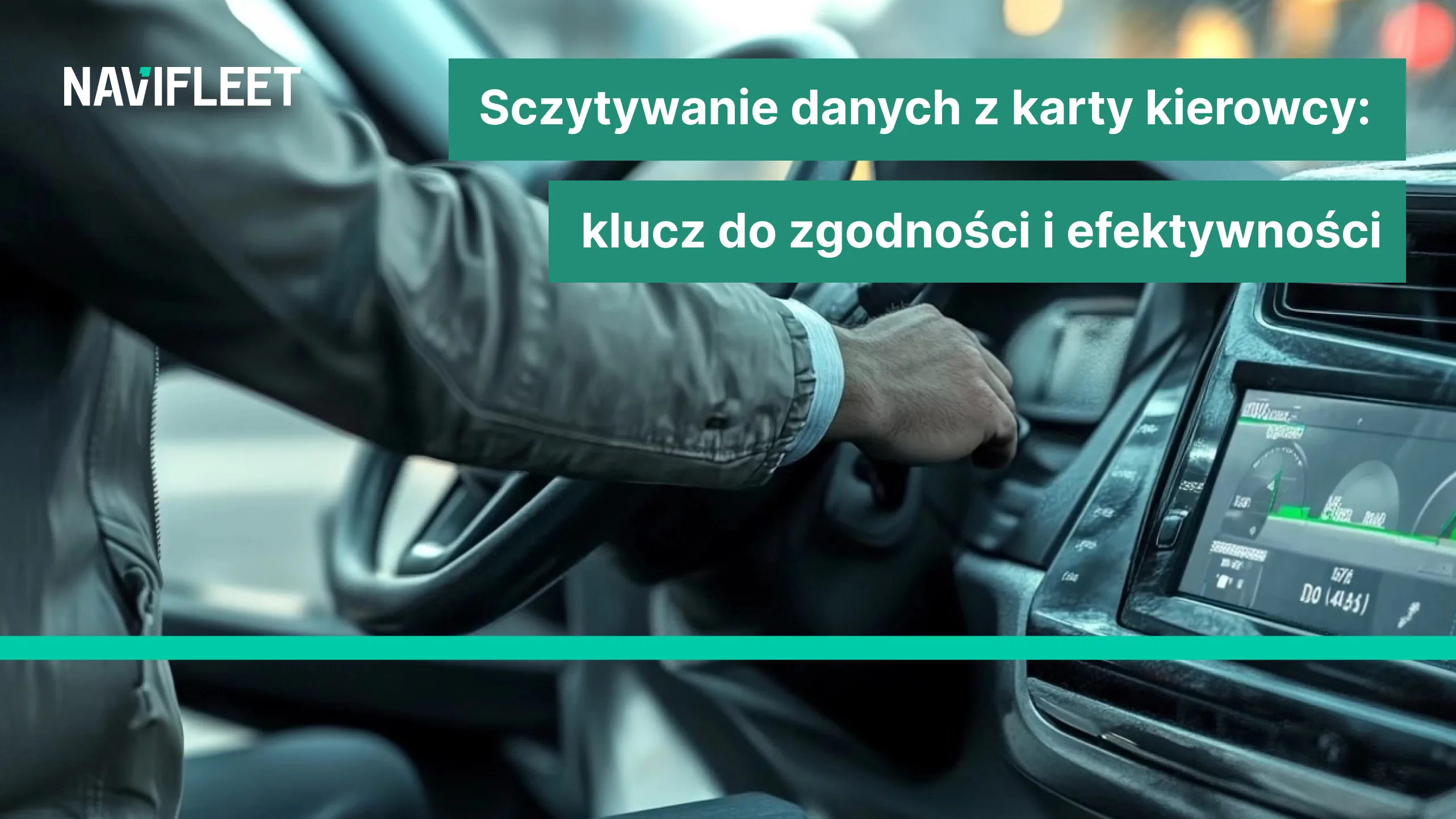 Sczytywanie danych z karty kierowcy: klucz do zgodności i efektywności w transporcie