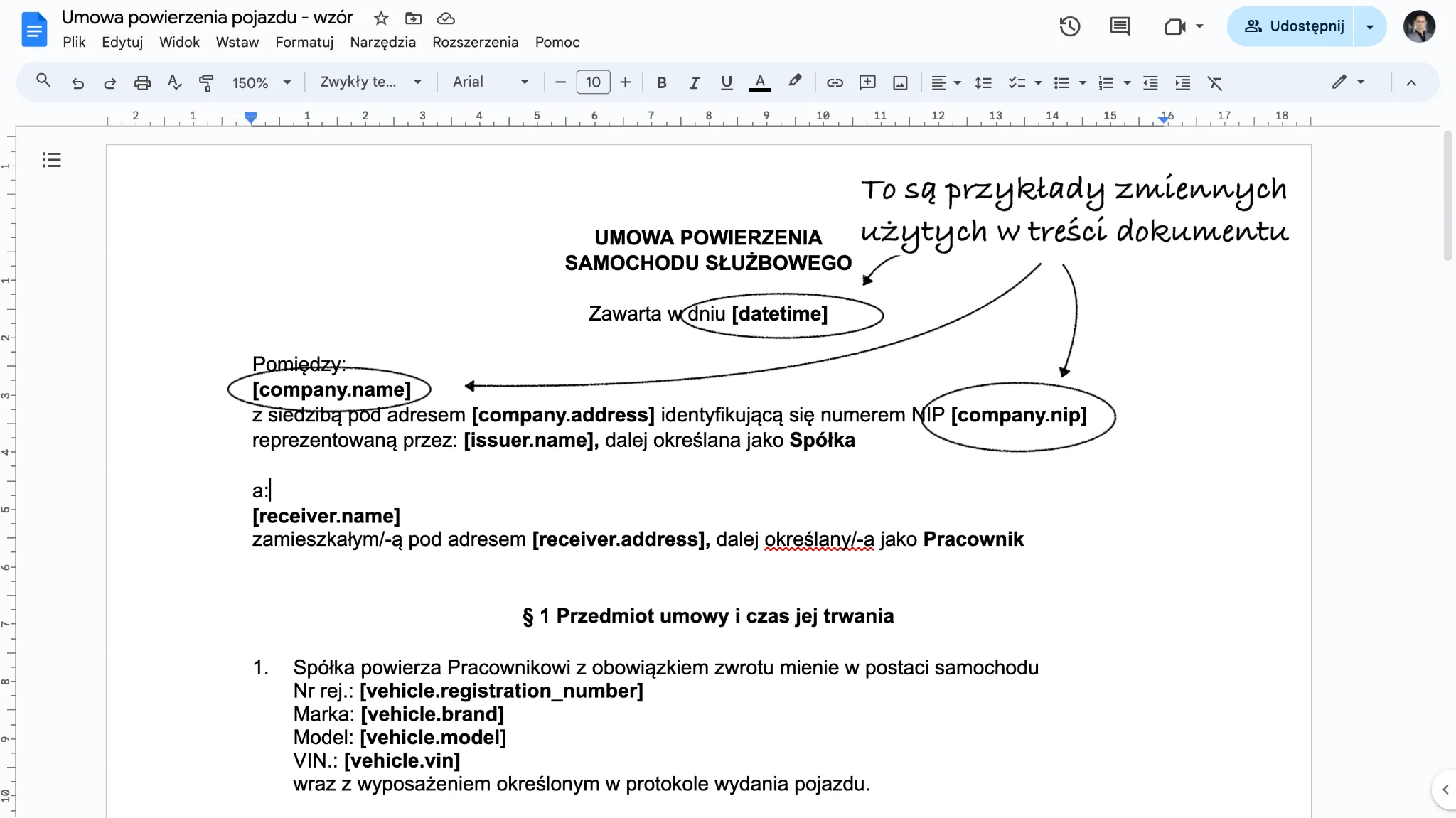 Jak przygotować dokument do podpisu? – zrzut ekranu aplikacji Navifleet